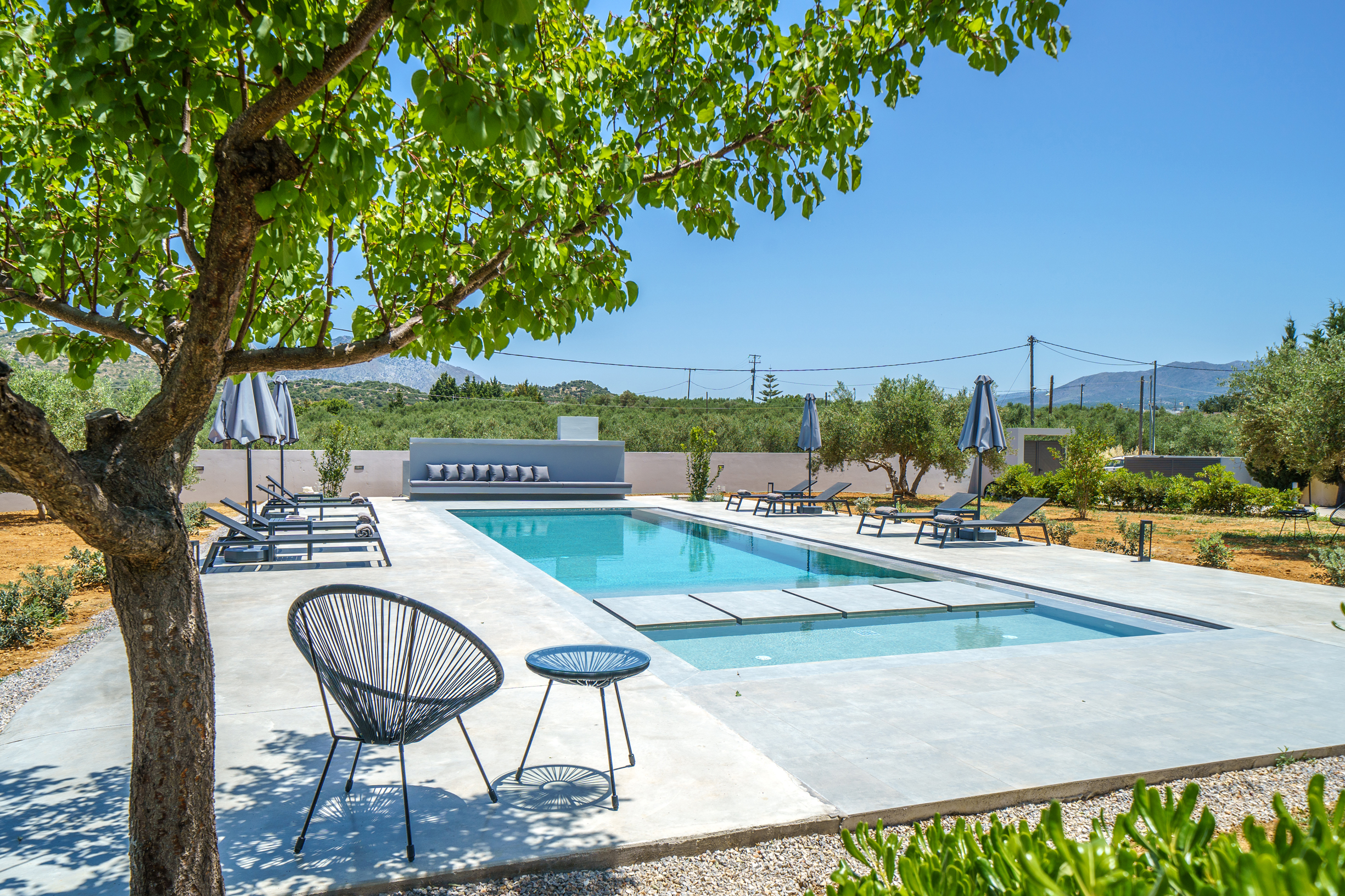 Dive into tranquility in your private 50m² pool surrounded by olive groves.